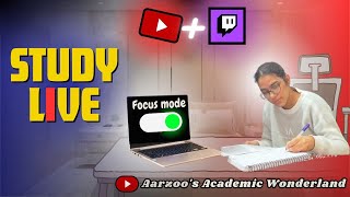 Study With Me  Live  Pomodoro 12010  Rain Music  JEE NEET CA  Silent Breaks [upl. by Elorac]