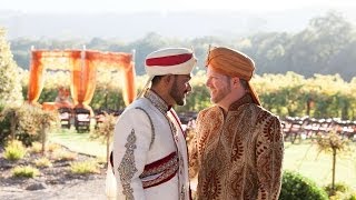 Matt and Harshal Gay Wedding Ceremony HD [upl. by Ennayehc]