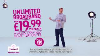 Plusnet  Rhubarb  £1999 for 12 months No activation fee  £50 Cashback [upl. by Schell]