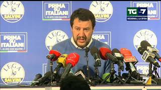 Elezioni EmiliaRomagna Matteo Salvini quotIl M5s è scomparsoquot [upl. by Eillehs107]