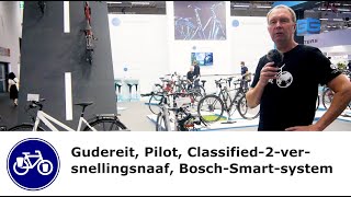 Gudereit Pilot Scram gravelbike Classified 2 versnellingsnaaf Bosch smart system  Eurobike 2022 [upl. by Batty]