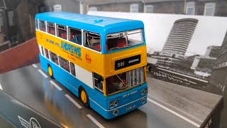 Model bus review Rapido Trains West Midlands Leyland Fleetline Andrews of Sheffield bus [upl. by Peri]