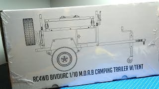 Unboxing the RC4WD Bivouac 110 MOAB Camping Trailer wTent  Quick Overview [upl. by Eronel401]