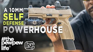 Is This Best SelfDefense Gun Chambered In 10mm  FN 510 Tactical [upl. by Adnalohs]