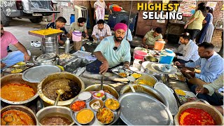 BEST 60 Mr Speedy Singh ki 4x4 Shahi Thali  Punjabi Street Food India [upl. by Lawton]