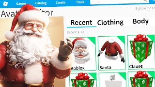 MAKING SANTA CLAUS a ROBLOX ACCOUNT [upl. by Hammock332]