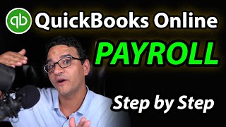 QuickBooks Online PAYROLL  Full Tutorial [upl. by Ahsimal812]