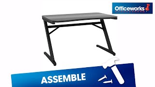 Typhoon 1200 mm Pro Gamer Desk Assembly [upl. by Akemahs734]