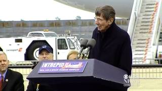 Leonard Nimoy salutes space shuttle Enterprise [upl. by Neil319]