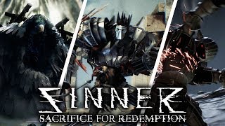 Sinner Sacrifice For Redemption  All Bosses  All Endings  All Weapons Showcase [upl. by Halpern]