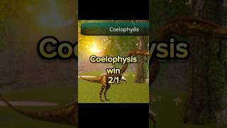 Coelophysis vs ornithomimys the cursed dinosaur isle [upl. by Connel932]