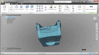 Autodesk Inventor Fusion 2012 Basics from AutoCAD 2012 [upl. by Boonie965]