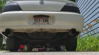 Acura TL straight pipe cold start [upl. by Adaran]