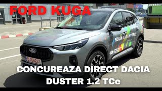 Noul Ford Kuga 186 CP AT8 de 25700 euro devine o mare problema pentru Dacia Duster 12 TCe 130 CP [upl. by Hallam361]