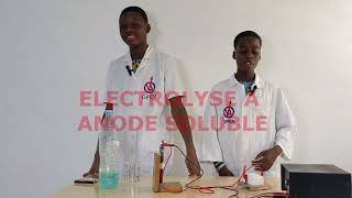 ELECTROLYSE A ANODE SOLUBLE 4 ST  OPEM [upl. by Allehcram]