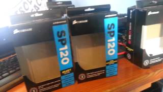 Corsair SP120 AF120 SP140 Fans Review [upl. by Ackerley544]