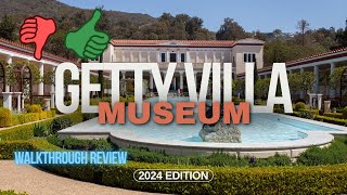 EXPLORING THE GETTY MUSEUM VILLA REVIEW AND WALKTHROUGH 2024 [upl. by Mulford797]