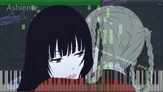 Kakegurui OP 賭ケグルイ OP  quotDeal with the devilquot Synthesia Piano Tutorial ピアノ sheet music [upl. by Milstone968]