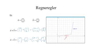 Vektorer Regneregler [upl. by Namsaj434]