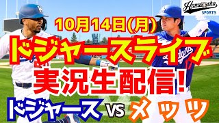 【大谷翔平】【ドジャース】ドジャース対メッツ リーグ優勝決定シリーズ 1014 【野球実況】 [upl. by Elden]