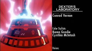 Dexters Laboratory Mandarker 1996 Ending Credits on Late Night 7 100223 [upl. by Idyh]