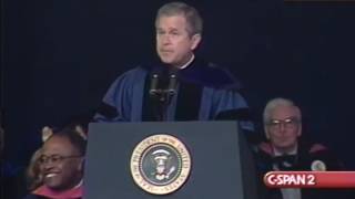 George W Bush Delivers Yale Commencement Speech 2001 [upl. by Ereveneug]