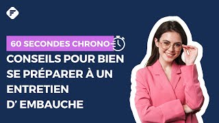 Comment se préparer efficacement à une entrevue dembauche   La Minute Conseil Fed [upl. by Nile854]