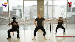 Light Intensity Barre Inspired Workout with ParticipACTION [upl. by Orvil]