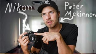 Peter McKinnon tries using a NIKON [upl. by Woodhouse723]