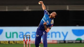 Rahul Chahar Bowling Action in Slow Motion [upl. by Aerdua]