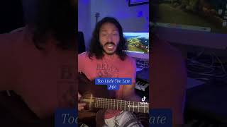 Too Little Too Late  JoJo cover guitar acoustic coversong acousticguitar acousticcover [upl. by Adnolahs]