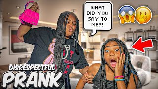 Disrespectful Prank On Mom 😱 [upl. by Siulegroj]