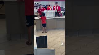 Getting his own ice cream 🍦 Chick fil A fathers funny respectfulparenting chickfila saturday [upl. by Beaufort]