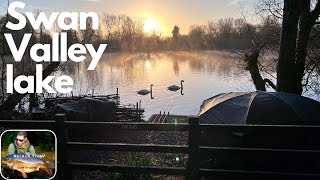 WINTER CARP FISHING 24 hours on Swan Valley lake Yateley [upl. by Eltsyrk]