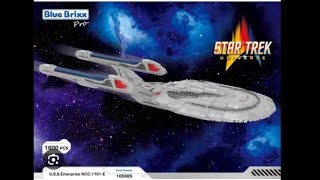 BlueBrixx 105685 Star Trek USS Enterprise NCC1701E Unboxing [upl. by Chauncey]