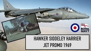 A 1969 Film on the Hawker Siddeley Harrier GR1 aircraft [upl. by Niuq737]