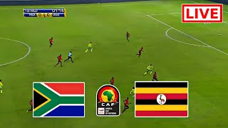 LIVE Gameplay pes21 South Africa vs Uganda  Africa Cup of Nations Qualifiers 2024 [upl. by Jilleen]