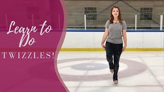 How To Do Twizzles in Figure Skates  Ice Dancing Twizzles [upl. by Bittner]