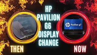 Hp Pavillion g6 Laptop Display Change hplaptop Displaychange 156 Paper Led Display 40pin display [upl. by Eyllib528]