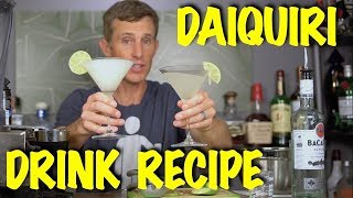 Daiquiri Drink Recipe Cocktail [upl. by Giulio743]