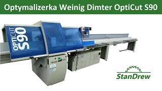 Optymalizerka Weinig Dimter OptiCut S90  StanDrew [upl. by Solegnave]