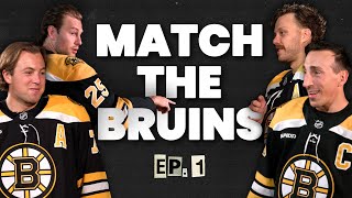 Bruins Compete In Ultimate Teammate Trivia Challenge  Match the Bruins Ep 1 [upl. by Sellihca725]