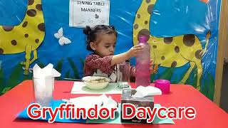 Dining Table Manners Activity for Daycare Kids [upl. by Nylrahc72]