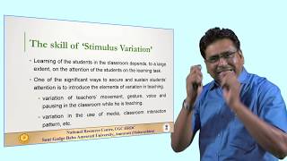 Teaching skills Stimulus Variation  Dr Gajanan Gulhane [upl. by Corby]