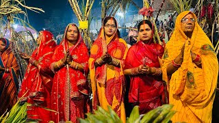 Varanasi chhath ghat live today chhathpooja live chhath shorts shortsfeed varanasi [upl. by Harrison]