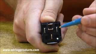 Wiring Products  How to Wire an Automotive Relay [upl. by Mcmullan885]