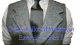 The Gents Tailored Waistcoat  Exercise 2 part 1  How to Measure [upl. by Dickey]