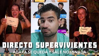 SUPERVIVIENTES ALL STARS ADARA se QUEDA y sale NOMINADA con OLGA y JORGE  Hablamos de tele [upl. by Sivi179]