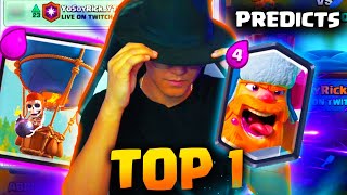 TOP 1 EN 7000 COPAS CON GLOBO LEÑADOR Mazo  Predicts Clash Royale  YoSoyRick [upl. by Alister319]