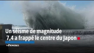 Un séisme de magnitude 74 a frappé le centre du Japon [upl. by Colbye]